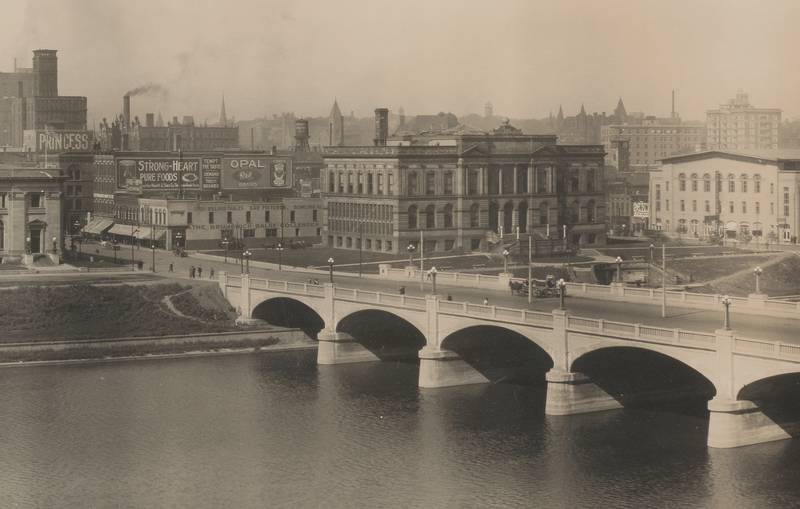 Building view from bridge